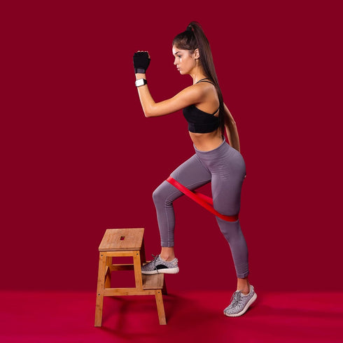 MECCANIXITY Anti Slip Feature Chair Bands, Flexible Seating Elastic Latex Bands for Home Office, Half Fold Length 250mm, Thickness 1mm, Black Pack...