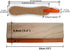 INTBUYING Screen Printing Squeegee Ink Squeegee Wooden Oiliness Scraper 75 Durometer 13inches Long 4 inches Wide with Rubber Blade and Wooden Hand...