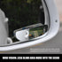 4 PCS Car Blind Spot Mirror, HD Convex Frameless Glass Waterproof Auxiliary Mirror with Adhesive, Universal 360-degree Large View Rearview Accesso...