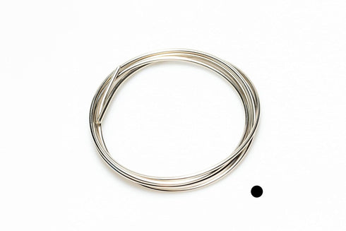 14 Gauge, Nickel Silver wire CDA #752 Alloy Jewelry Grade Dead Soft (Round) Made in USA - 1 Ounce (5FT) by CRAFT WIRE...