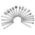 20pcs 1/8 Inch(3mm) Shank HSS Router Bits Burr Rotary Tools Replacement Wood Milling Burrs for Rotary Engraving Woodworking Tool...