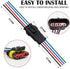 4 Pin Connector Waterproof Connector,Male and Female Way 16 AWG Wire Suitable for car Truck, Boat and Other Wire Connection (5 kit)...