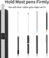 CCSmall Stylus Pen Pencil Holder Elastic Pocket, Wrist Strap Wrist Design Elastic Adhesive Pen Sleeve Attached to Cases, Notebooks Journals Calend...