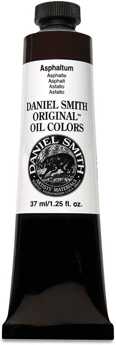 DANIEL SMITH Original Oil Color Paint, 37ml Tube, Asphaltum, 284300136...