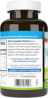 Carlson - Kid's Chewable Vitamin C, 250 mg, 1 g of Sugars, Immune Support & Optimal Wellness, Antioxidant, Tangerine, 60 Vegetarian Tablets...