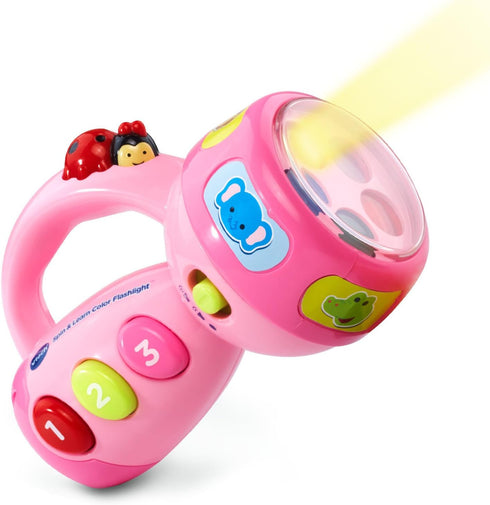 VTech Spin and Learn Color Flashlight, Pink...