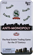 Anti-Monopoly Game Tin Travel by University Games |The Real Estate Trading Game for the 21st Century | Fun, Challenging Game in Travel Tin | For A...