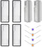 10 PCS Accessories Kit for HNarwal Freo X Ultra, Narwal Freo X Plus Robot Vacuum Cleaner Replacement Spare Parts, 4 Side Brushes + 4 Filters + 2 D...