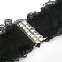 Women Elastic Wide Belt Lace Stretchy Wide Waist Dress Belt Fashion Cinch Stretch Waistband Retro Trendy Ladies Belt Black Wrap Waist Belt, 63x8cm...