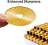 Titanium Rotary Cutter Blades 45mm 10 Pack Spare Replacement Blades with Improved Sharpness, Ideal for Quilting Scrapbooking Sewing Arts Crafts...
