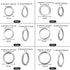 304 Stainless Steel Jump Rings for Jewelry Making Supplies Open Jump Rings 4/5/6/7/8/10mm Silver O Rings for DIY Making Bracelet Earrings Necklace...