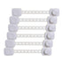 Dreambaby Twist 'N Lock Multipurpose Latch - Child Safety Locks - White - 6 Pack - Model L1435...