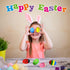 Wooden Easter Egg Shakers Baby Easter Maracas Easter Eggs for Baby Kids Musical Instruments Early Learning Toys, 6 Pcs...