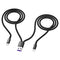 Multi IP USB Cable 4FT,2 in 1 Multiple i-Phone USB Cable,3A USB Charger,Nylon Cord,USB A to Double IP Port, Compatible with Phone 14 Pro Max 14 Pl...