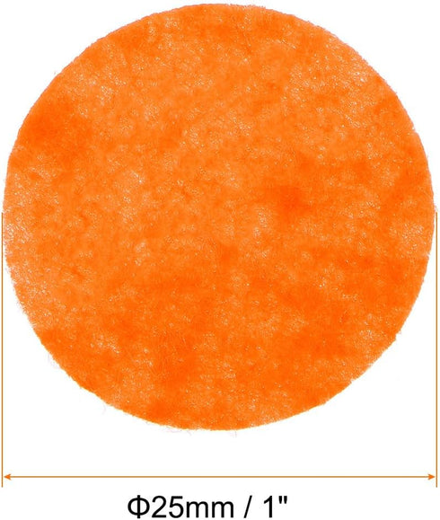 HARFINGTON 200pcs Round Felt Circles, 25mm 1" Pre Cut Felt Craft Pads Non-Woven Mini Felt Fabric Circles for DIY Sewing Handcraft Cut Projects Cra...