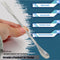 A2Z-DE001 Stainless Steel Double Ended Micro Lab Spatula Sampler, Square & Flat Spoon End, 7" Length...