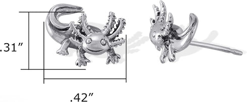 Boma Jewelry Sterling Silver Axolotl Stud Earrings...