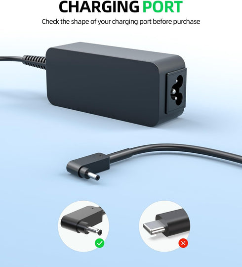 45W Superer AC Charger Fit for Acer Spin 1 N16W2 N17H2 N18H1 Swift 1 N17W6 N17P2 N15V2 N16C4 N16P5 N17P3 N17W7 N17W3 N18P2 Laptop Adapter Power Su...