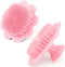 Baby Hair Scalp Massage Shampoo Brush with Soft Baby Bath Brush Silicone Massage Brush for All Hair Kid Newborn Toddler??...