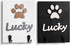 ANZOME Dog Leash Holder for Wall Decorative - Dog Leash Holder - 3D Dog Claw Key Holder Wall Mount Decor with 2 Hooks for Key and Leash Rack Hange...