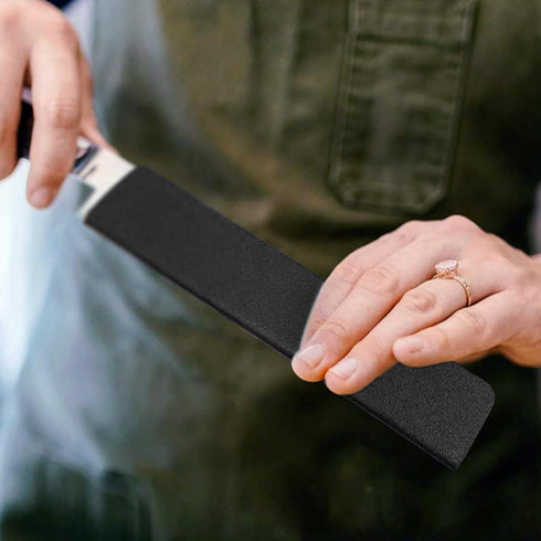 Knife Guard 8 Inch x 2 Inch RISHTEN Chef Knife Sheath Set 2 Pack Universal Waterproof Blade Edge Cover Knife Sleeves Protectors Guards for Kitchen...
