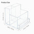 Nail Drill Machine & Bits Holder Storage Case,Transparent 10 Holes Nail Drill Grinding Bit Organizer Nails Manicure Tools Display Box for Nail Sal...