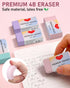 12PCS 0.5 & 0.7 mm Mechanical Pencils Set with Case, Cute Mechanical Pencil with 720PCS HB Lead Refills, 3 Erasers & 18 Eraser Refills, Aesthetic ...