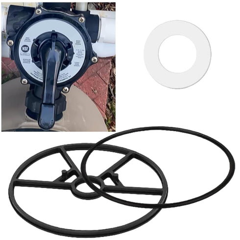 SP0714T Pool Filter Valve Seal Replacement Kit with Hayward Sp0714t Vari-Flo XL Valve and SPX0714CA O-Rings Gasket...