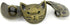 Bezelry 12 Pieces Cute Cat Metal Shank Buttons 18mm (Antique Brass)...