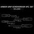 VESSEL - ARMOR GRIP™ Screwdriver Cross Point 4PC. Set (JISDRIVE) No.550APH4PBU...