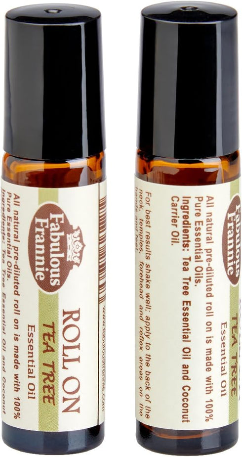 Fabulous Frannie Tea Tree Essential Oil Roll-On Made with Pure Essential Oils 10ml...