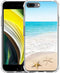 Case for iPhone 7/8 Plus Beach Cover Protector Silicone Rubber Protective Compatible with iPhone 7/8 Plus - Summer Beachy Beach Waves Starfish Oce...