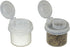 BRAZZA Salt and Pepper Shakers Moisture Proof Set Perfect to go Camping Picnic Outdoors Kitchen Lunch Boxes Travel Spice Set Clear with Black Lids...