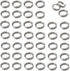 600pcs Stainless Steel Jump Rings Double Loop Jump Rings Mini Connector Key Rings for Jewelry Making Necklaces Bracelet Earrings (0.7x5mm-12648)...