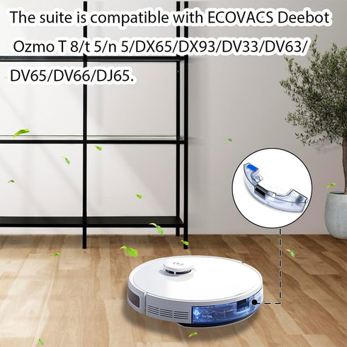 Ytaland Replacement Water Tank bin Box for ECOVACS Deebot OZMO T8 / T5 / N5 /DX65/DX93/DV33/DV63/DV65/DV66/DJ65 Robot Vacuum Cleaner Parts...