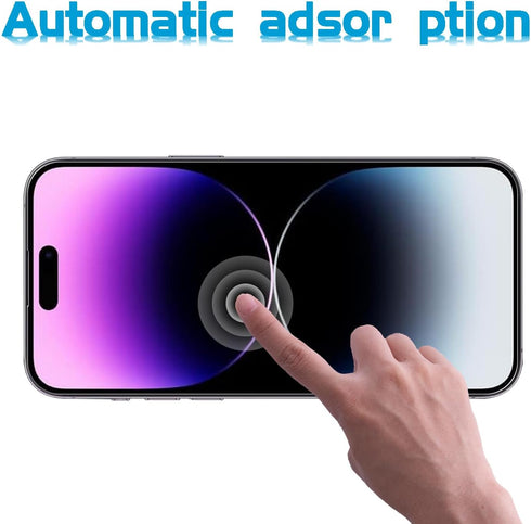 3 Pack Screen Protector for iPhone 14 Pro Max 6.7 inch + 3 Pack Camera Lens Protector Tempered Glass Film...