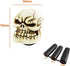 Lunsom Skull Shift Knobs Resin Shifter Head Most Car Transmission Shifting Stick Handle Fit Most Automatic Manual Vehicle (White)...
