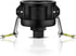 275 330 Gallon IBC Tote Fittings, Adapter, Tank Drain Adapter for Garden Hose Camlock Garden Water Hose 2 Inch Tote Lock, Black (1)...