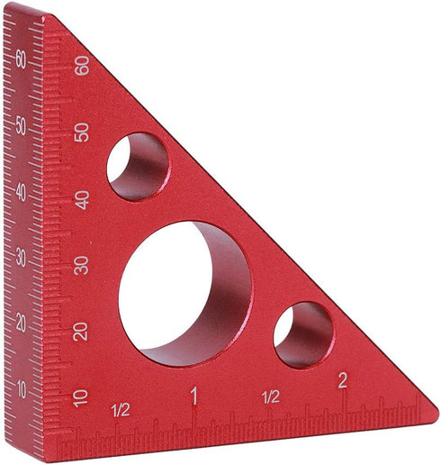 Carpenter Ruler, Woodworking Tools Right Angle Ruler, Aluminum Alloy Woodworking Measuring Tool for Roofers Builders...