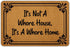 Welcome Mats for Front Door Outdoor Entry It's Not A Whore House, It's A Whore Home Doormat Non Slip Rubber Mat for Home Indoor Farmhouse Funny Ki...