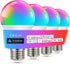 OREiN Matter Smart RGBTW Bulb, Smart Light Bulbs Work with Apple Home, Alexa, Google Home, SmartThings, A19 Color Changing Light Bulbs 2.4Ghz WiFi...