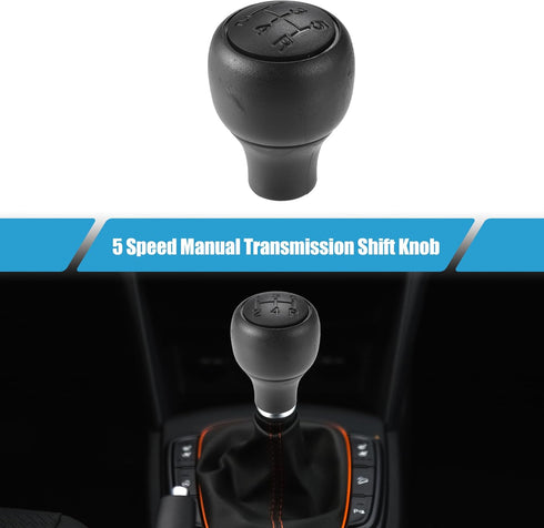 5 Speed Manual Transmission Shift Knob Car Shift Knob Head Lever Shifter for Ford for Ranger 1988-2011 ABS Black...
