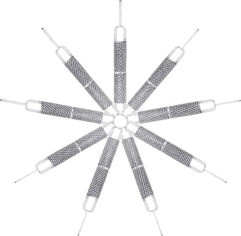 9 Pack Cellphones SIM Card Tray Opening Removal Tool Ejector Pin Needle Compatible with All iPhone Apple iPad HTC Samsung Galaxy Smartphone Watchc...