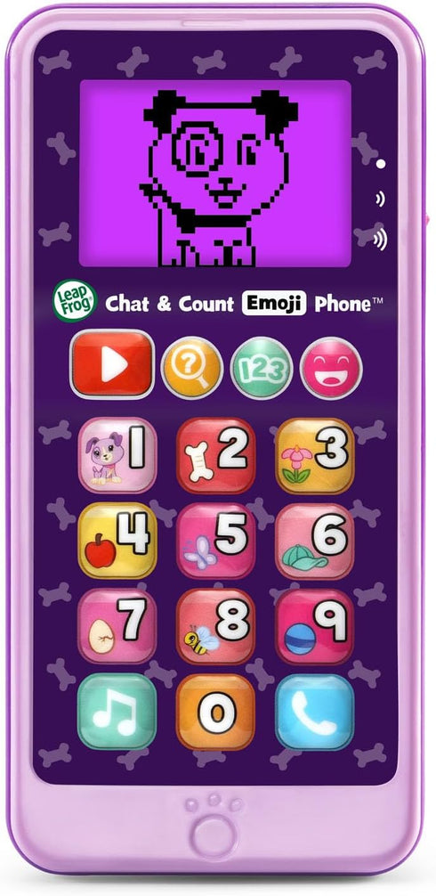 LeapFrog Chat and Count Emoji Phone, Purple...