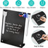 2Pack Desktop Black Acrylic Dry Erase Board with Stand, 8x6" Magnetic Acrylic Calendar Black Whiteboard Desk Easel, Mini Weekly Menu Daily Planner...