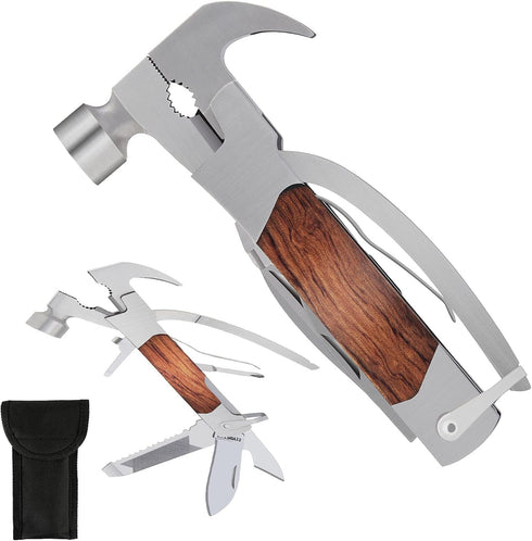 Gifts for Dad Hammer Multitool 14 in 1 from Daughter Son Fathers Day, Unique Birthday Ideas Gift for Husbands Him Men, Cool Gadget Christmas Stock...