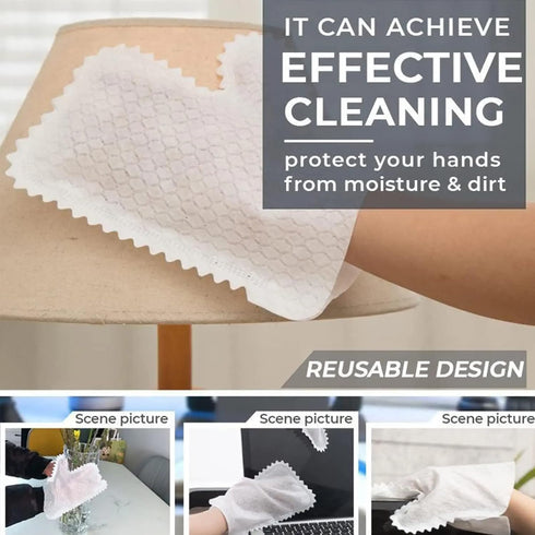 Home Disinfection Dust Removal Gloves, 2022 New Microfiber Fish Scale Cleaning Duster Glove, Washable, Reusable Wet & Dry Kitchen Mitt (40PCS)...