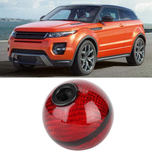 Car Gear Shift Knob,6 Speed Car Gear Shift Knob Head Shifter Lever Carbon Fiber Type compatible with Universal Car...