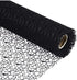 Mesh Ribbon Roll Spider Web Deco Ribbon Lace Net Jute Mesh Trim Ribbon Gauze Roll for DIY Craft Flower Packaging Door Curtain Background (Black)...
