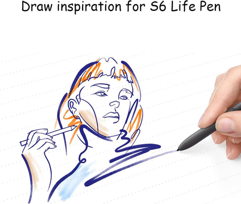 2 Pack S6 Lite Stylus Pen for Samsung Galaxy Replacement for Samsung Galaxy S6 Lite S Pen SM-P610N,P615,P610 Stylus S6 Pen(Grey)...